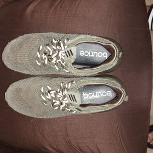 Adidas, size 10 us, olive green